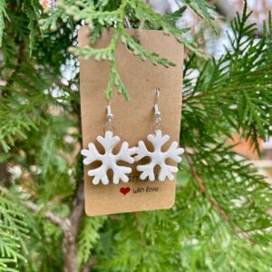 Hópehely fülbevaló